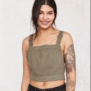 BDG Jessy Cross-Back Cropped Top for UO